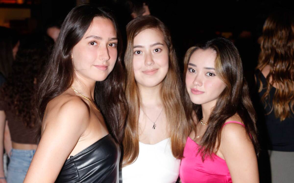 Carolina Villarreal, Natalia Velázquez y Sofía Morantes