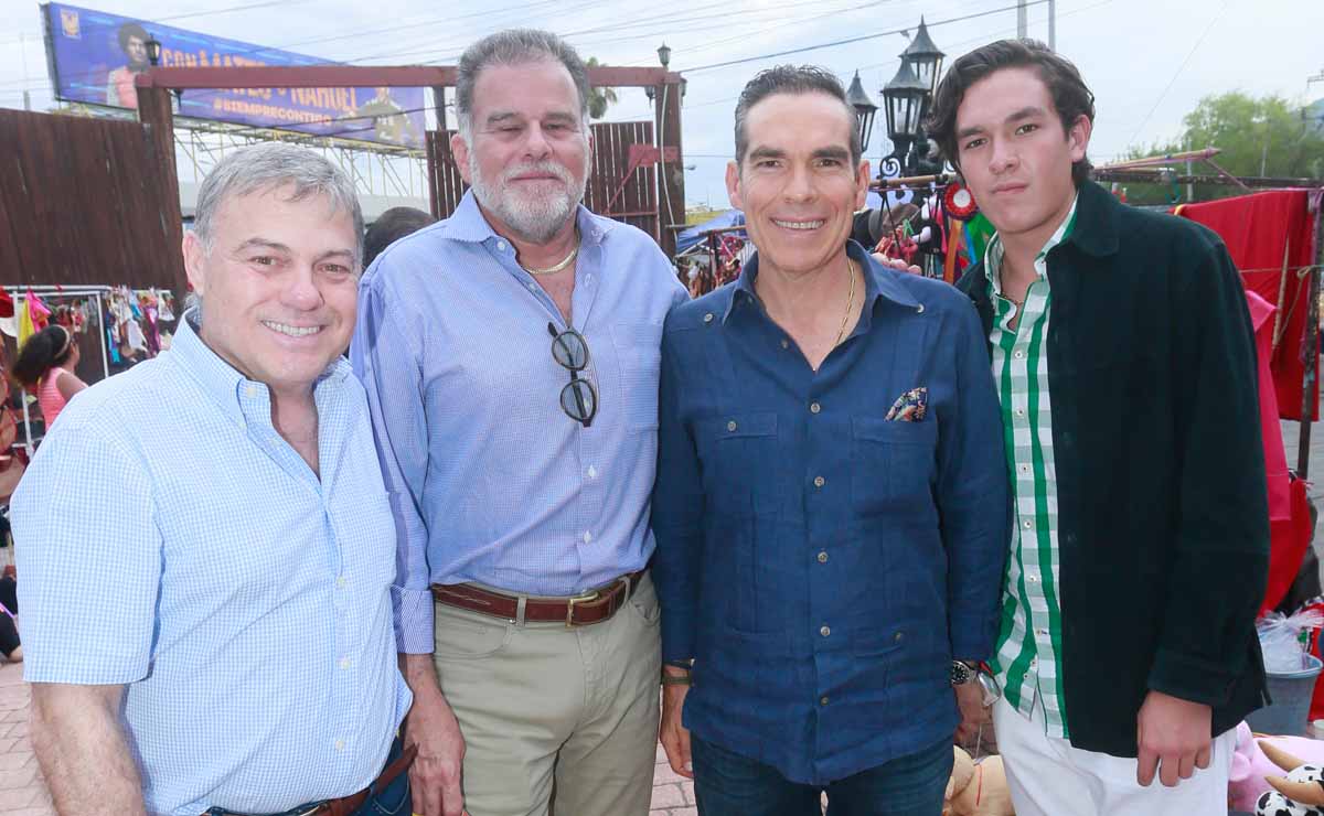 César González, Guillermo Chapa, Pepe Oceguera y Pepe Oceguera / Fotos: Omar Valdez