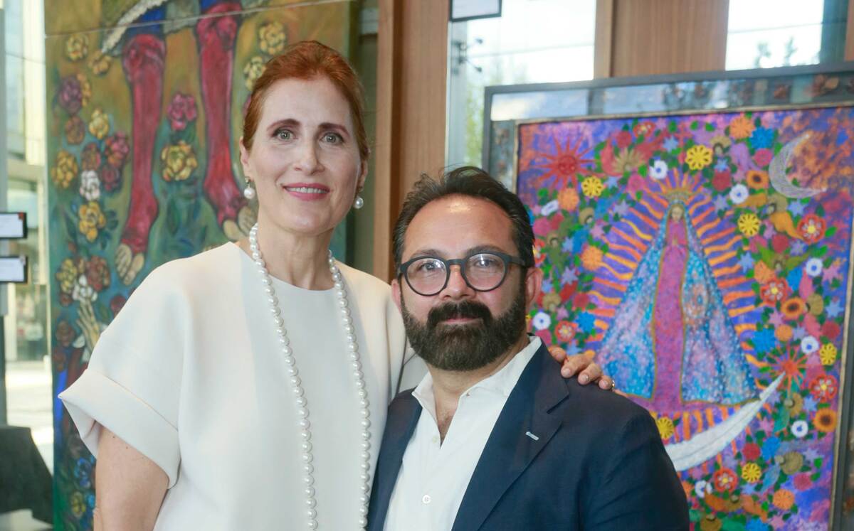 Federica Sada de Padilla y Mauricio Gattás. Fotos: Omar Valdez