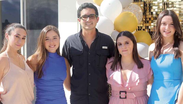 Feri González, María Paula Sosa, Luis Vaca, Mana Sánchez y Ana Sánchez / Fotos: Dennis Hernández