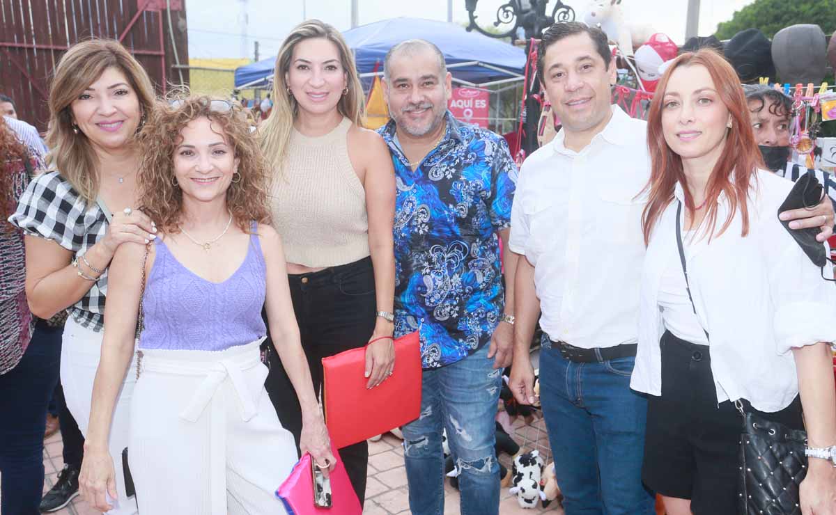 Gaby Páez, Sonia Cantú, Gladys Páez, Romel López, Carlos Chacon y Brenda Núñez / Fotos: Omar Valdez