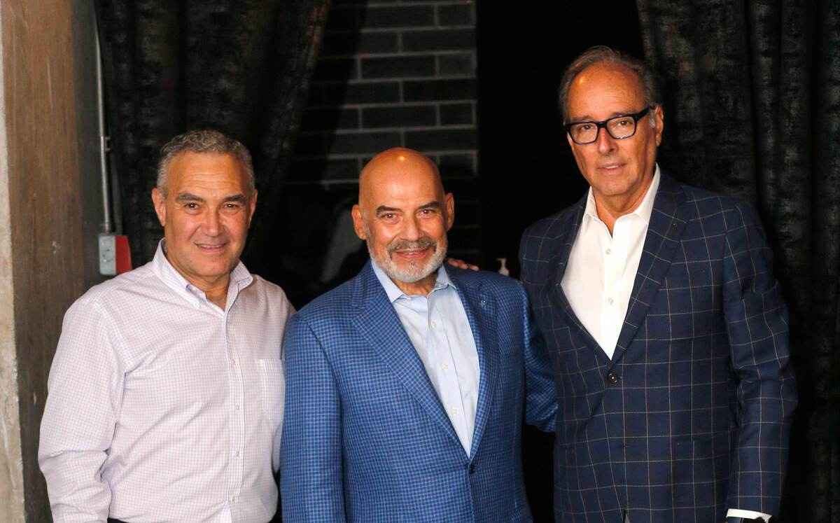 Gregorio Canales, Alberto Villarreal y Carlos Palma