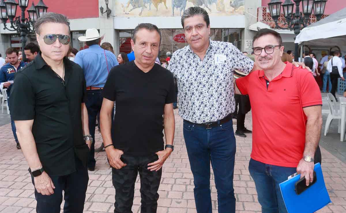 José Alatorre, Alberto Alatorre, Arturo Villarreal y René Acosta / Fotos: Omar Valdez