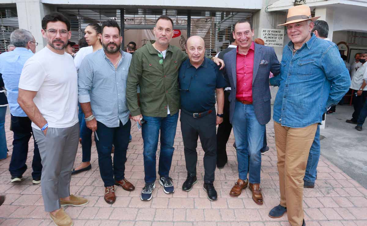 Marco Antonio Garza Mercado, Claudio Zambrano, Pico Zambrano, Gonzalo Zambrano, Adrián Páez y Paco Chapa / Fotos: Omar Valdez
