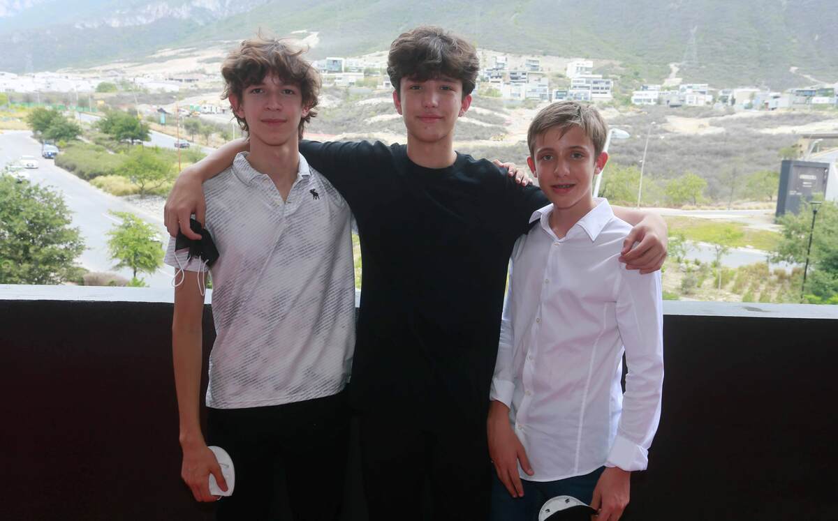 Mauricio González, Emiliano González y Baltazar González