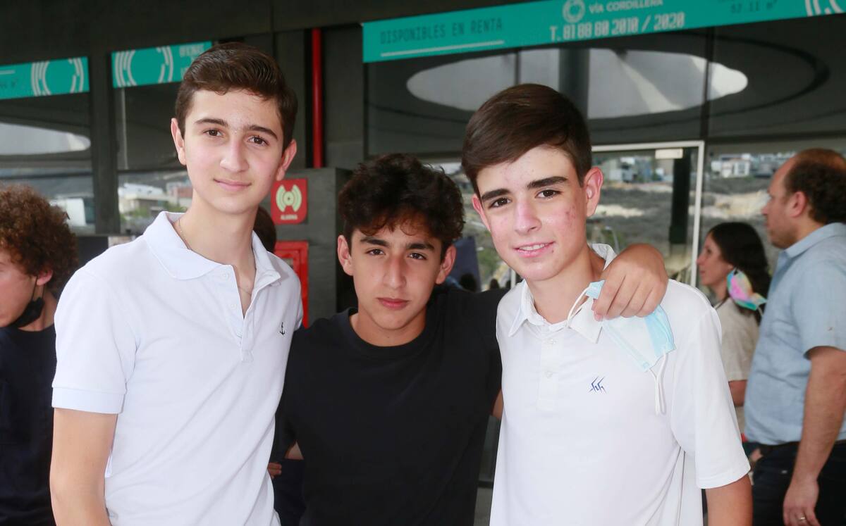 Santiago Romo, Carlos Maldonado y Mauricio Méndez