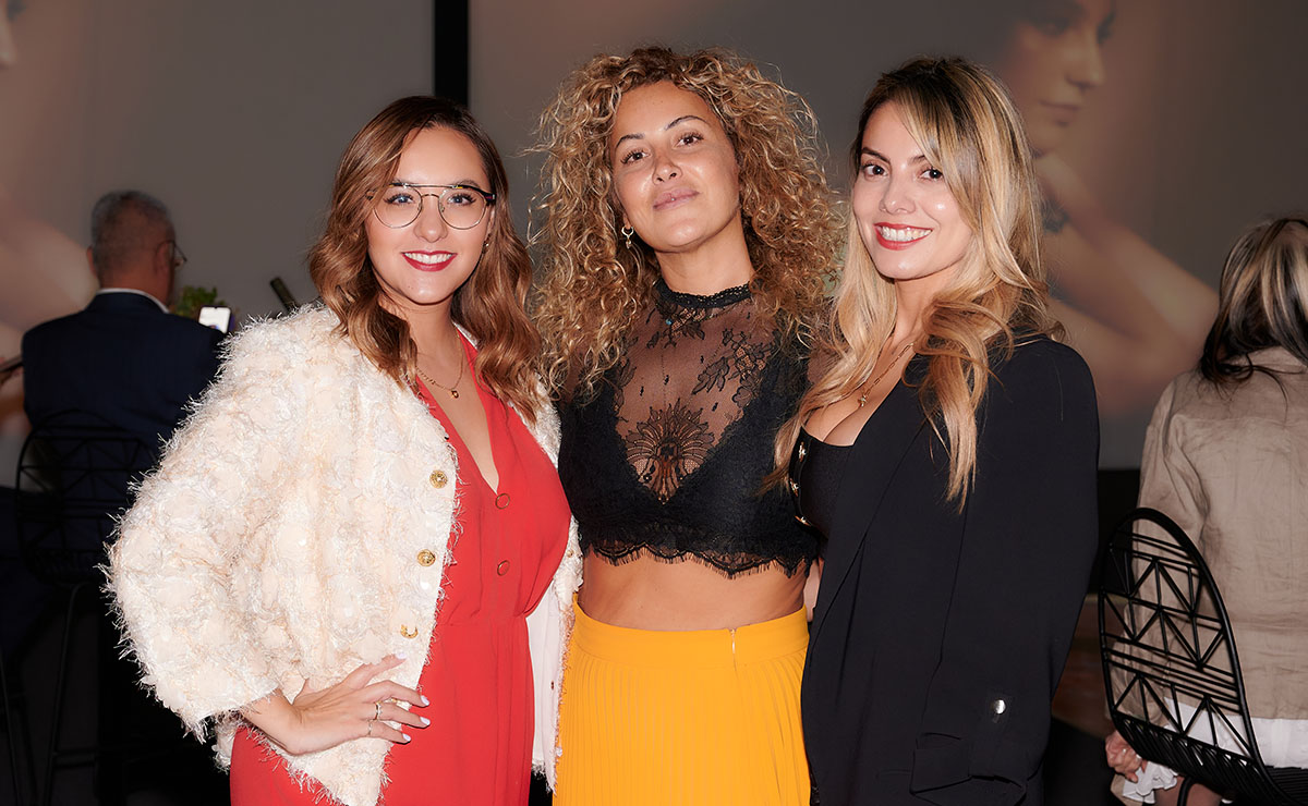 Dafne Téllez, Shiraz Avraham y Adriana Aguilera
