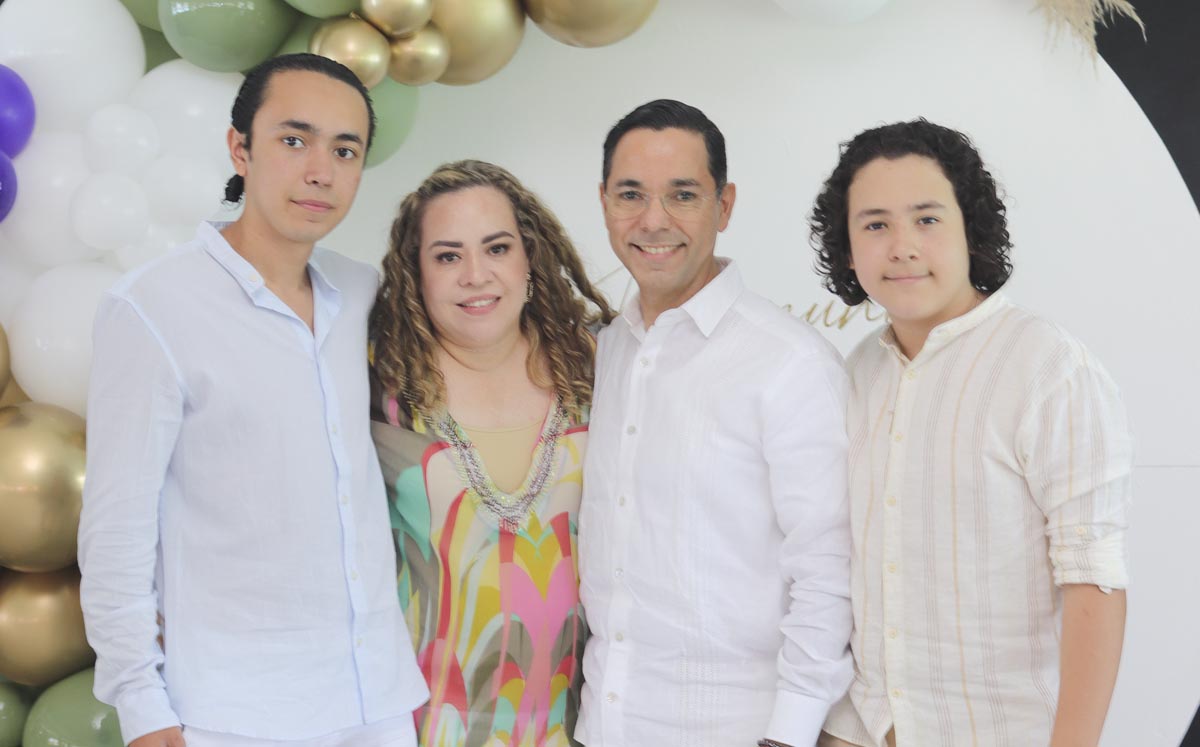 José Pablo Salas, Ingrid Macías, Gerardo Salas Y Luis Gonzalo Salas / Fotos: Dennis Hernández