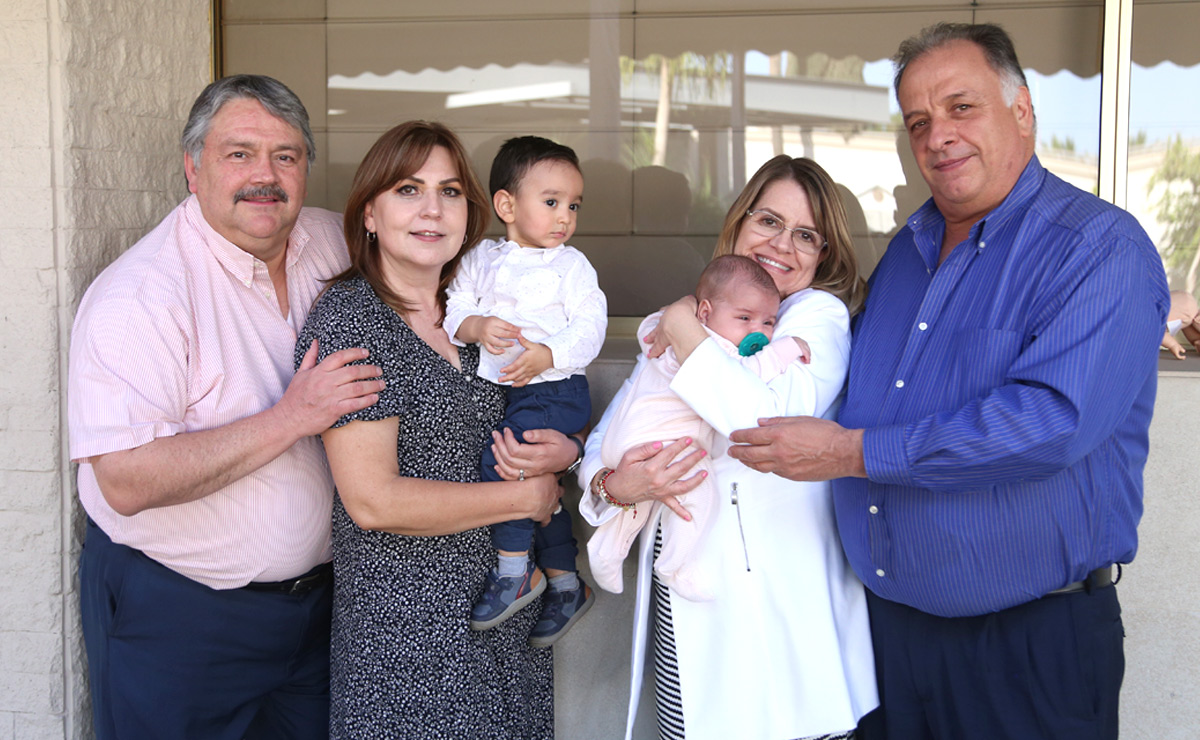 Abuelos. Ernesto, Tere, Ernesto, Loretta, Loretta y Jorge