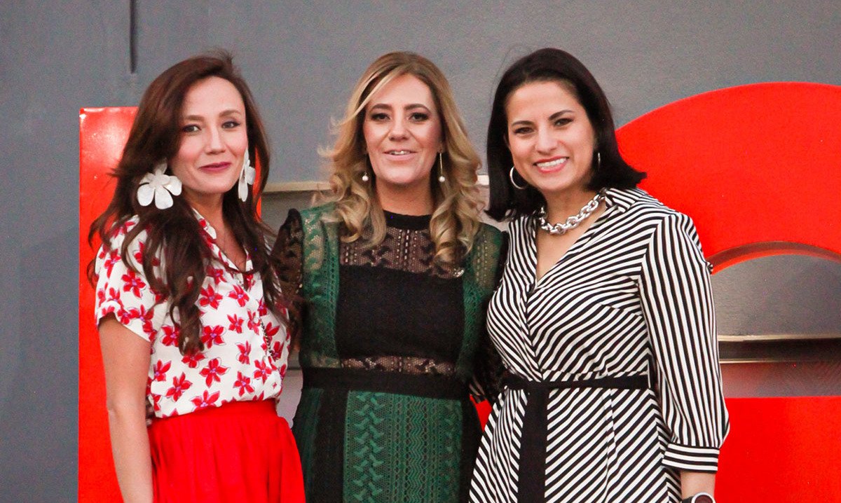 Maira Quintero, María de Lourdes Montaño y Olivia Espinosa
