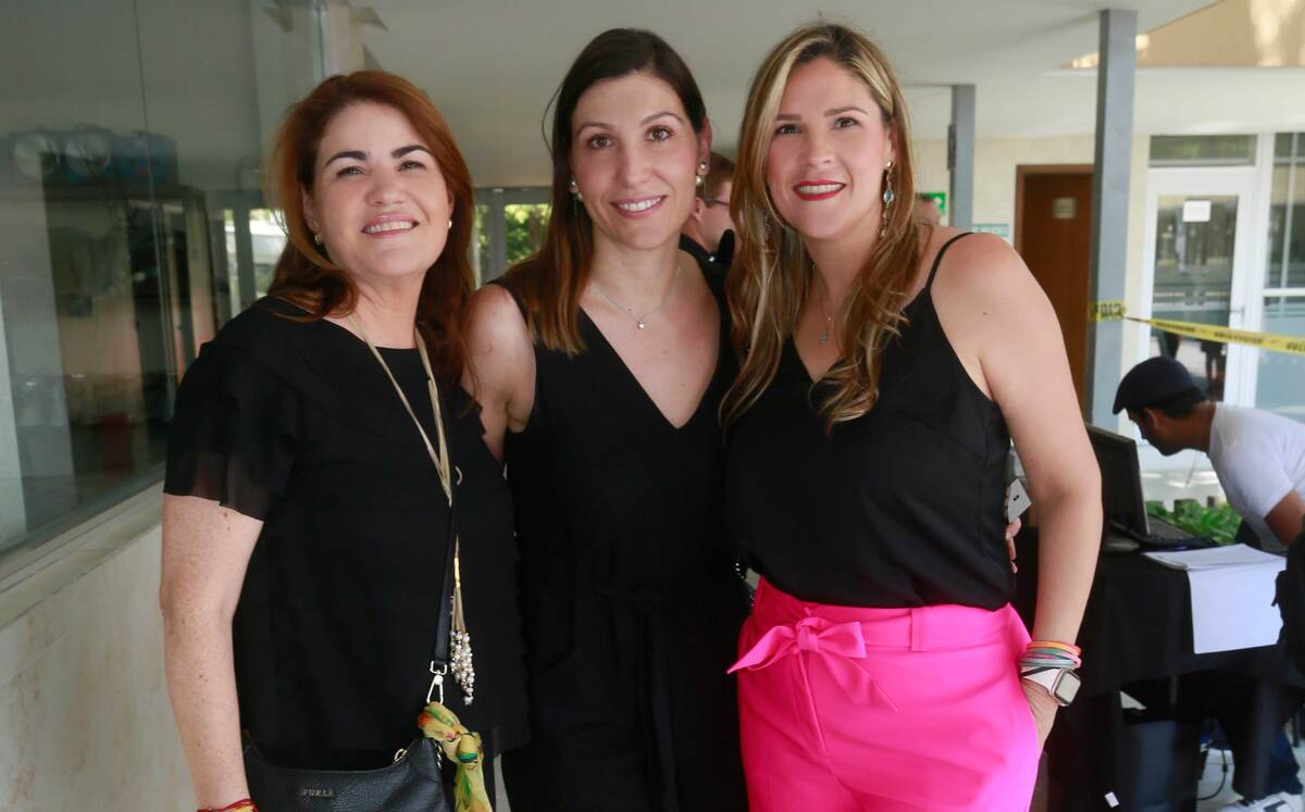 Claudia Gutiérrez, Paola López y Adriana Garza