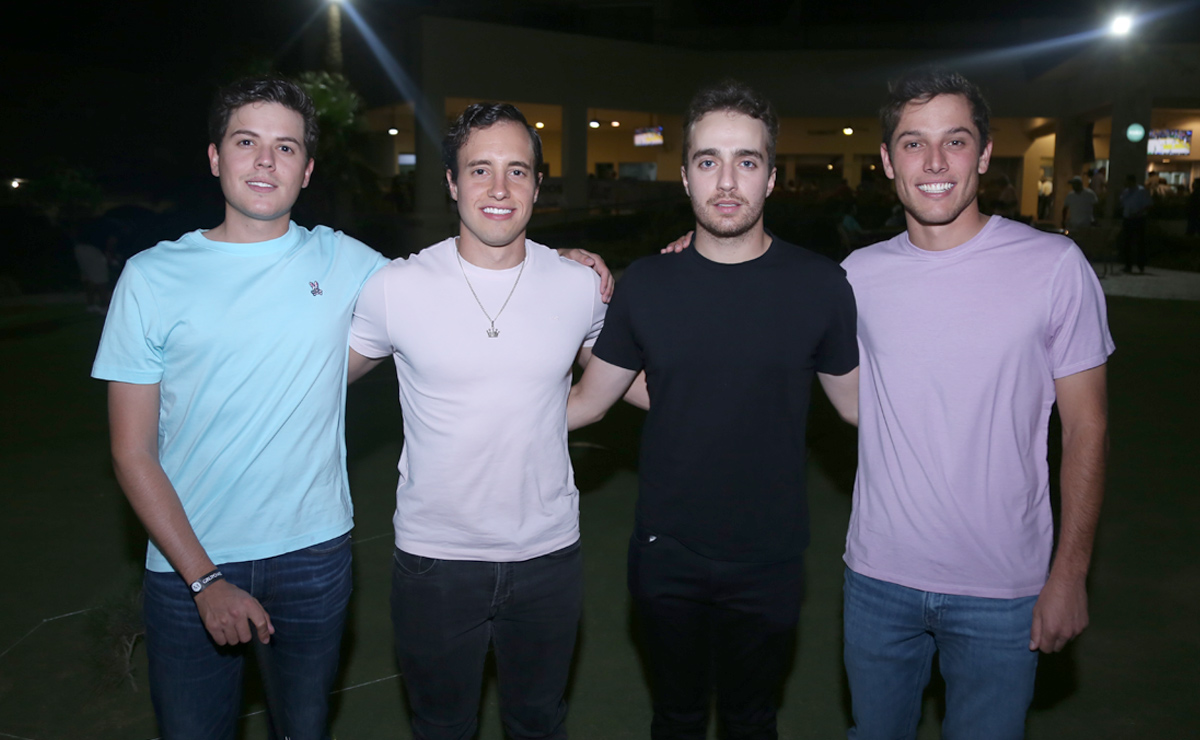 Eduardo, Diego, Alfredo y Sebastián