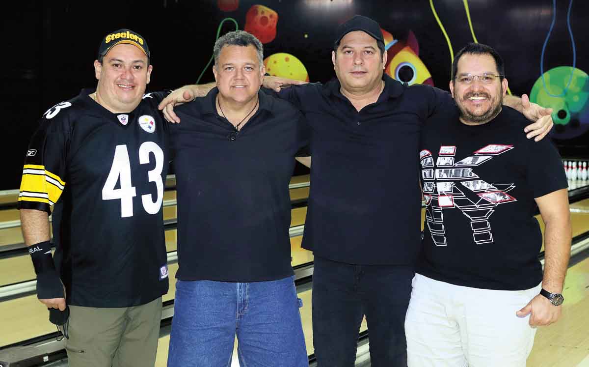 Óscar Rodrìguez, Alex de la Vega, DIbo Schekaiban y Carlos Longoria / Fotos: Dennis Hernández