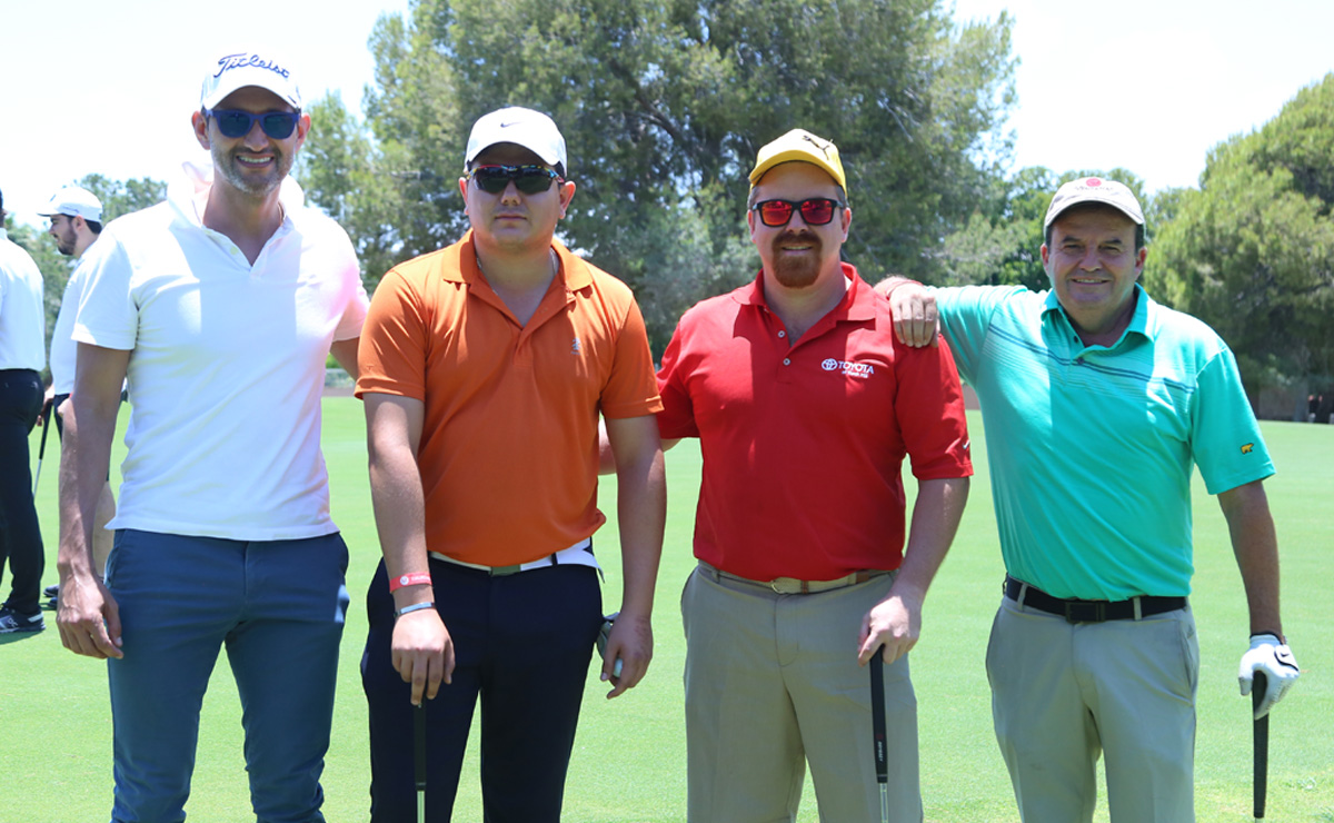 Julio, Álvaro, Homero y Eduardo