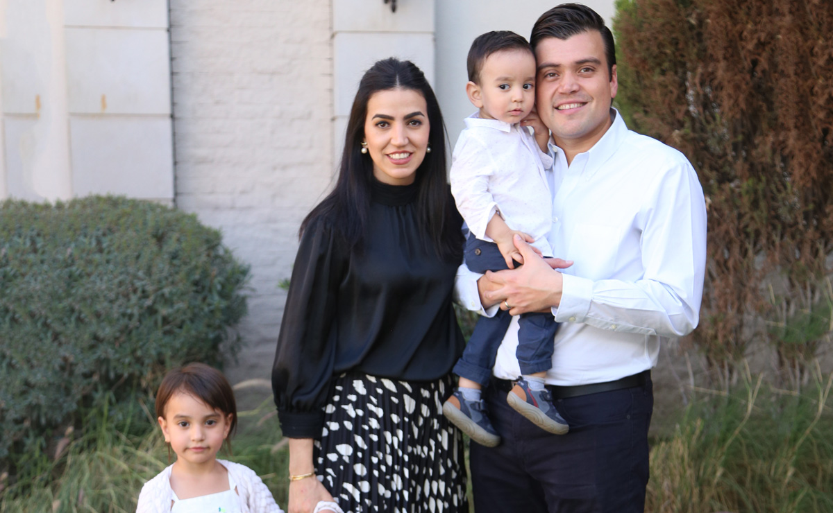 María, Miriam, Regina y Ernesto