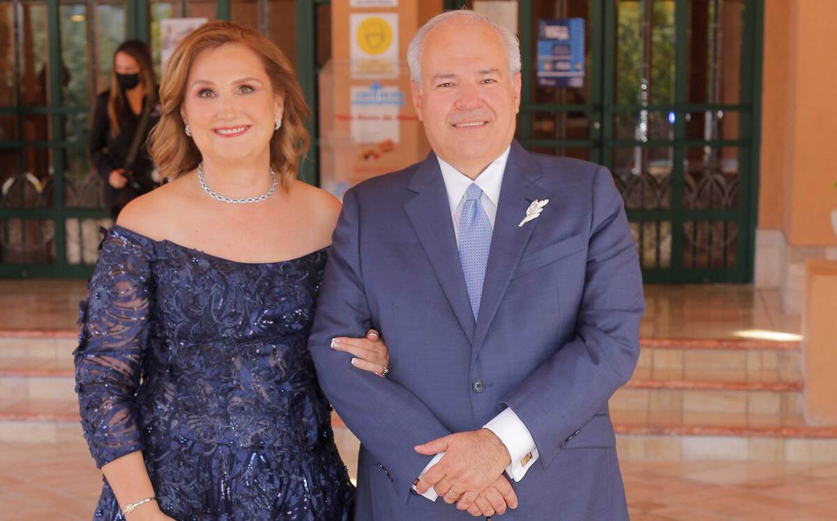 Papás del novio. Adriana Touché de Páez y Alejandro Páez