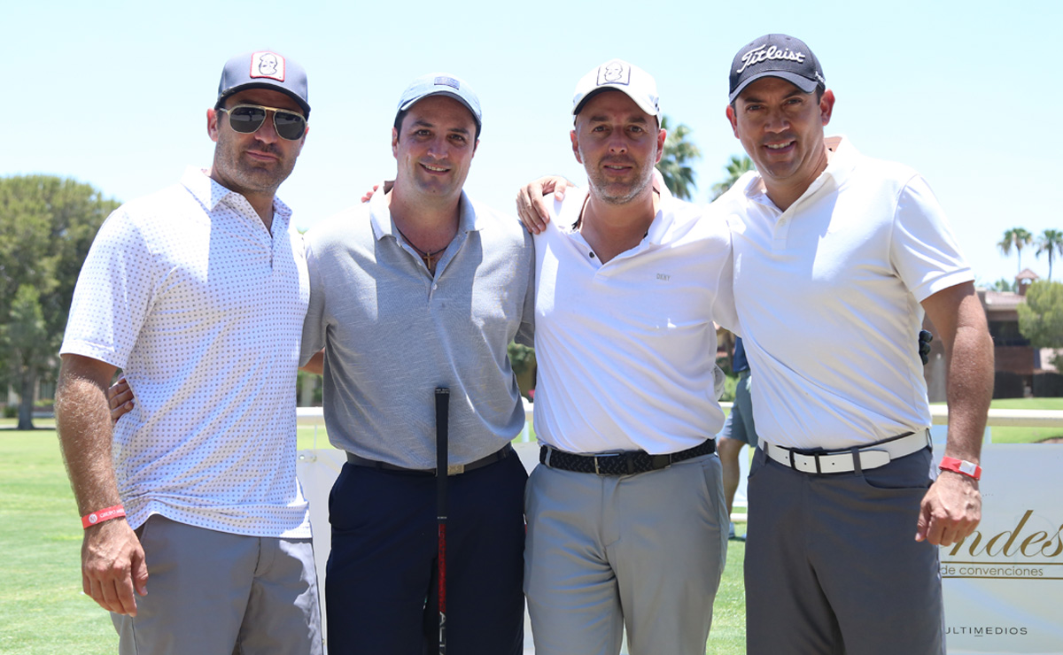 Sebastián, Mauricio, José Antonio y Daniel