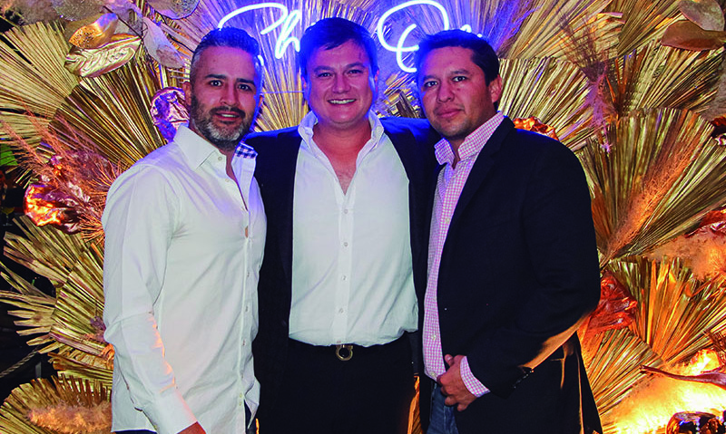 Armando Ashane, José Kanán y Eduardo Bustos