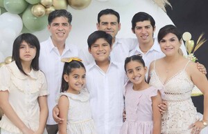 Maryfer Pérez, Luis Fernando Pérez, Iker Pérez, Omar Max Rivera, Fernando Pérez, Erika Rivera, Sara Rivera Y Sofia Rivera / Fotos: Dennis Hernández