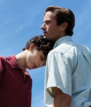 Timothée Chalamet y Armie Hammer en Llámame por tu Nombre