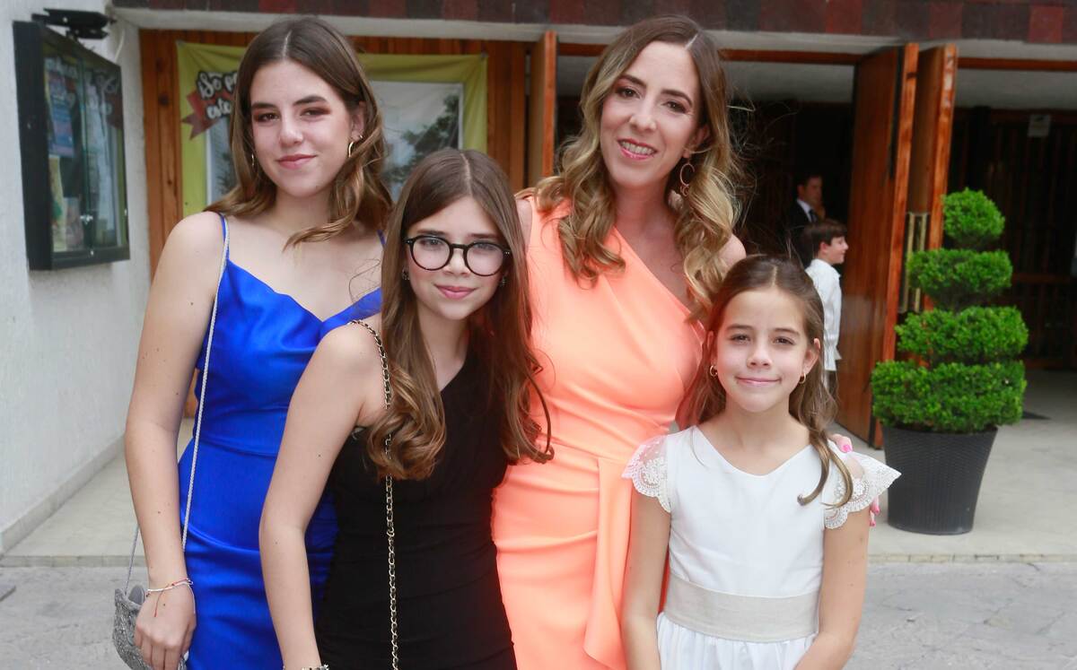 Baby Guajardo, Bárbara Martínez, Andrea Guajardo  y Catalina Guajardo