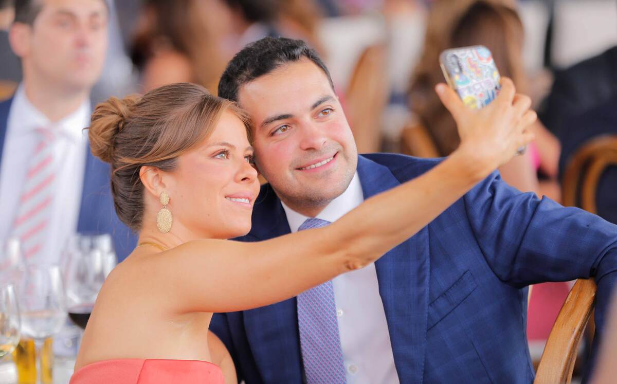 Cata Lara y Humberto Garza