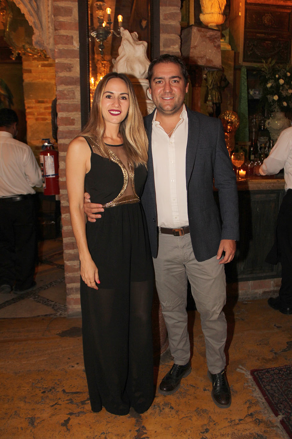 Cynthia Martín del Campo y Eduardo González.