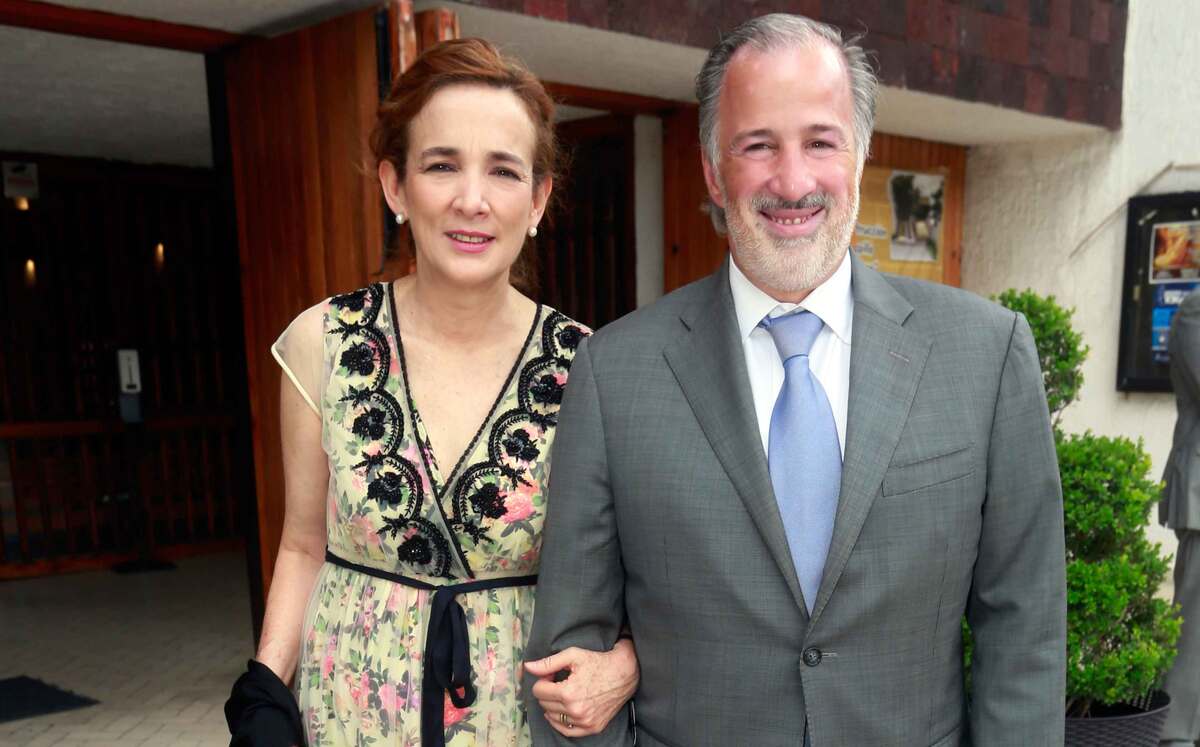 Juana Cuevas y José Antonio Meade
