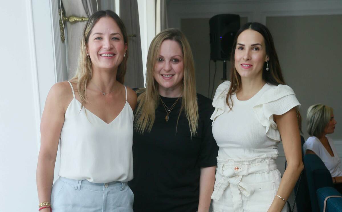 Larissa Medina, Daniela Benavides y Lorena de la garza