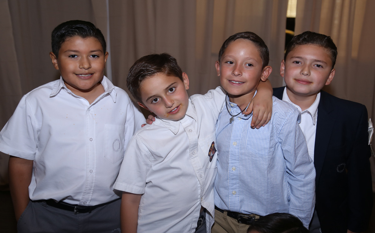 Leo, Enrique, Ramiro y Simón