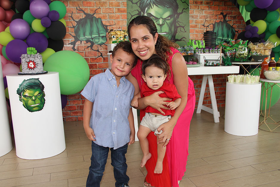 Matías Rentería, Luly Tostado y Santiago Rentería