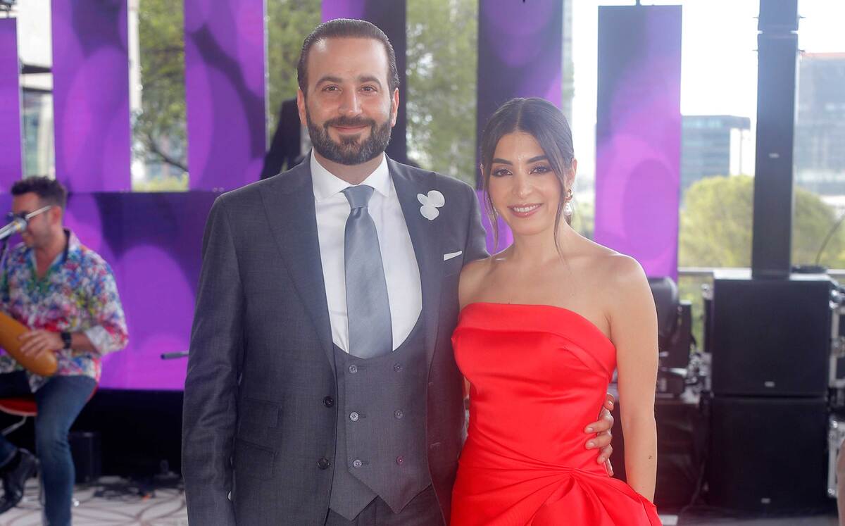 Mauricio Farah y Elisa Cruz