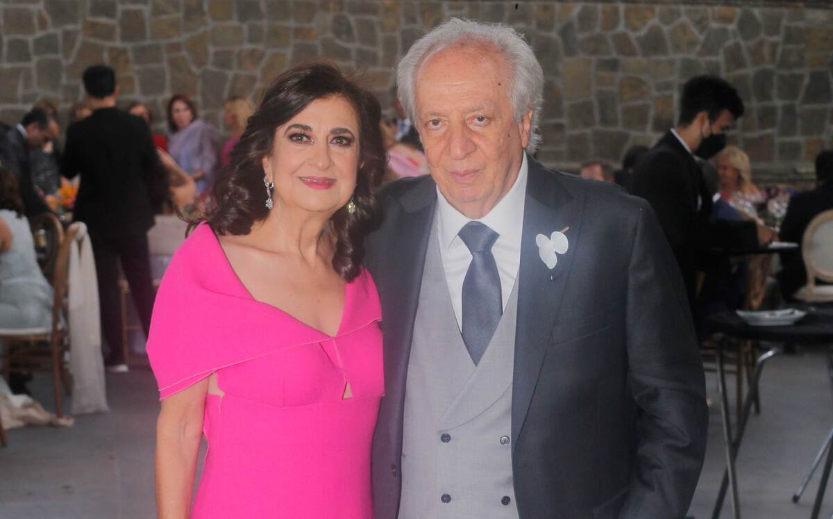 Papás del Novio. Zureya Giacomann de Farah y Alfredo Farah