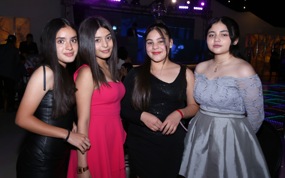 Cecilia, Mariel, Evelyn y Gia