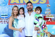 Paty, Donatella, Francisco y Luciano