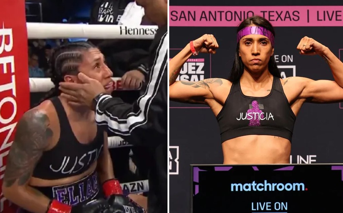Alma Ibarra: Quién es la boxeadora que detuvo una pelea para ver a su hijo.