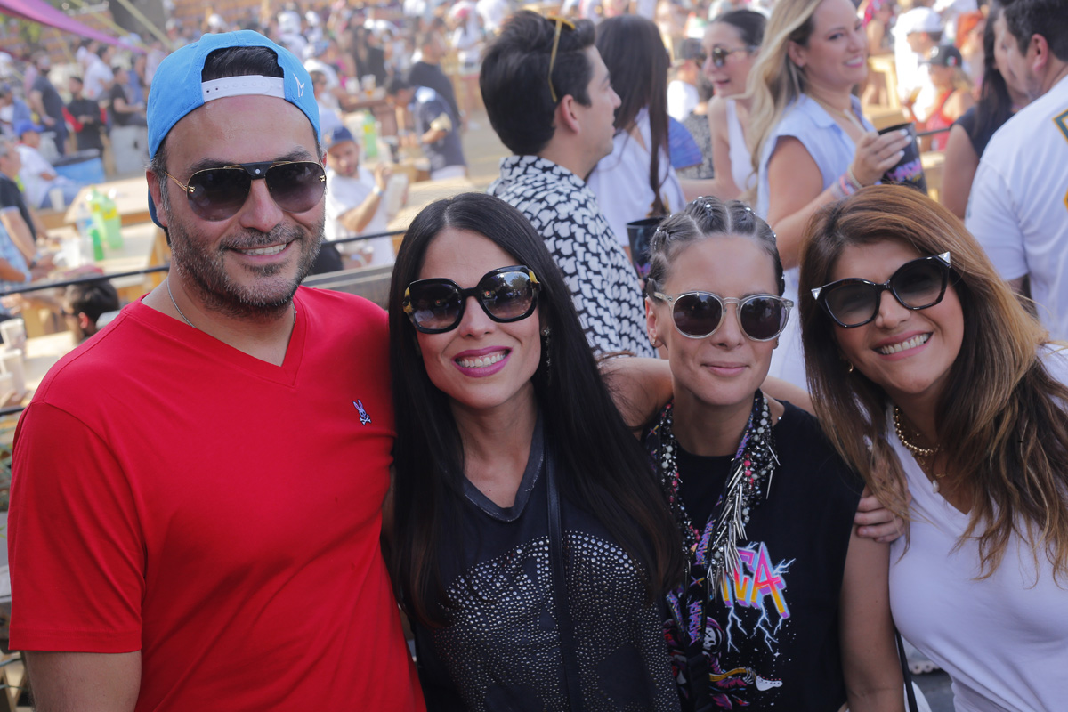 Baldemar Martínez, Mayer Valdés, Cecilú Martínez y Vanessa García