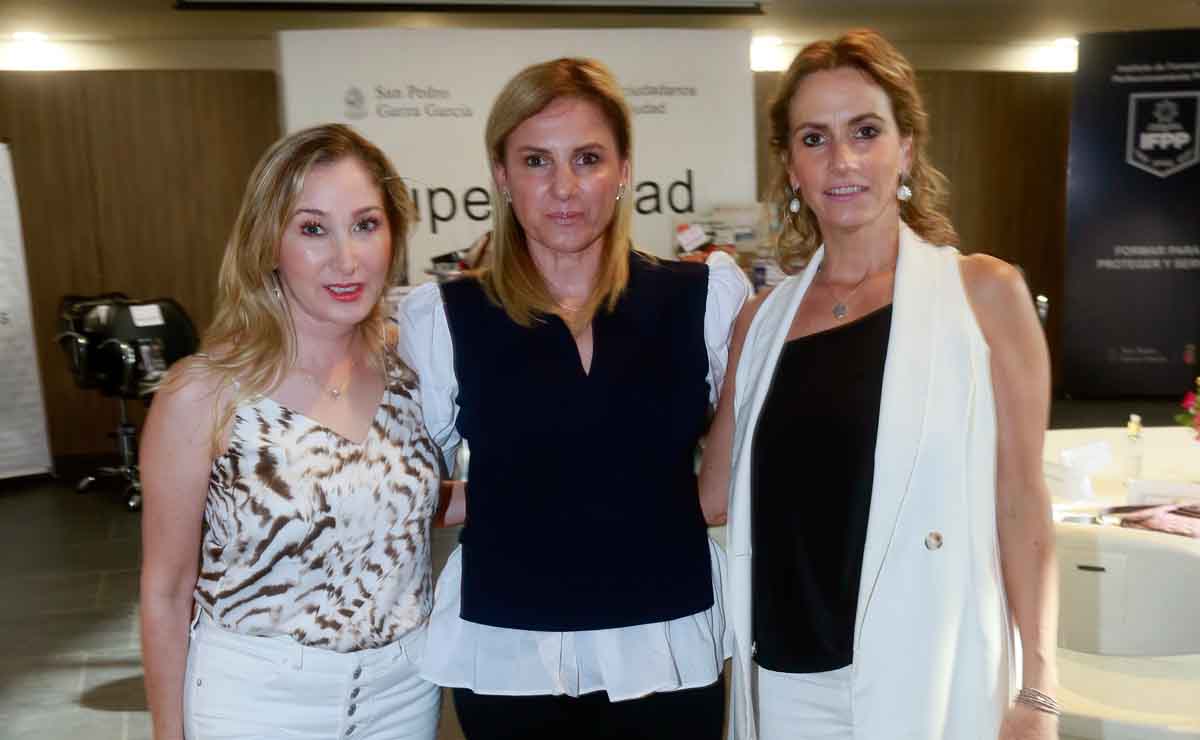 Isa Gutiérrez, Gaby Garza de Gracida y Jaquelin Font de Sagaón / Fotos: Omar Valdez