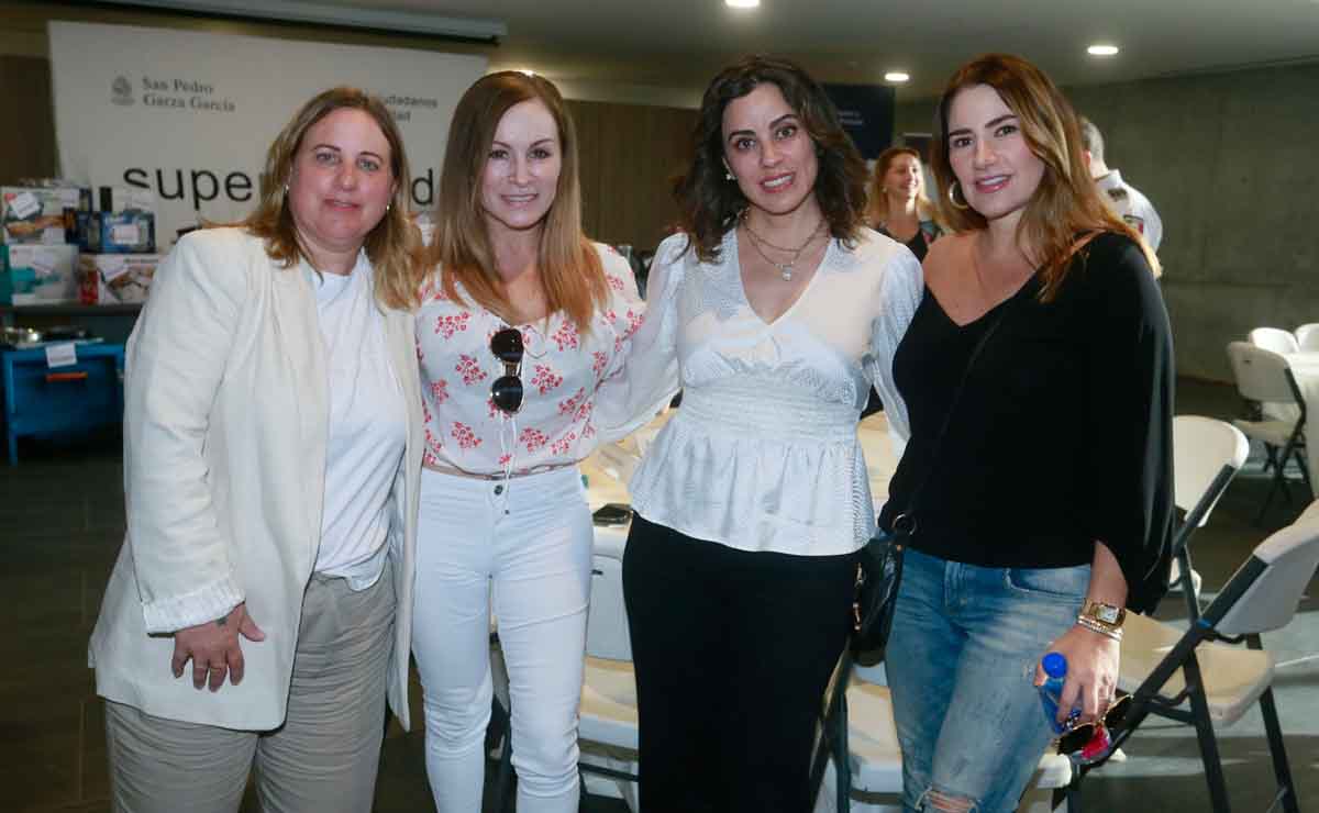 Teresa Lobeira, Gabriela Cantú Miller, Magda Hernández de Lozano y Alejandra Hinojosa de Gutiérrez / Fotos: Omar Valdez