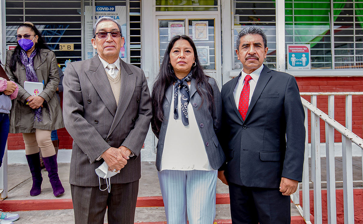 Luis Orca, Lidia Hernández y Salvador Valenzuela