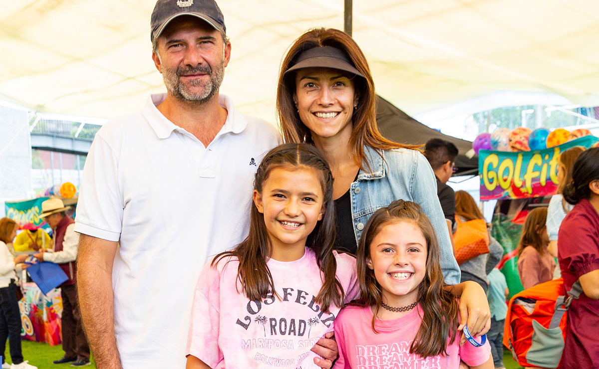 Alfonso, Andrea, Camila y Andrea Araiza