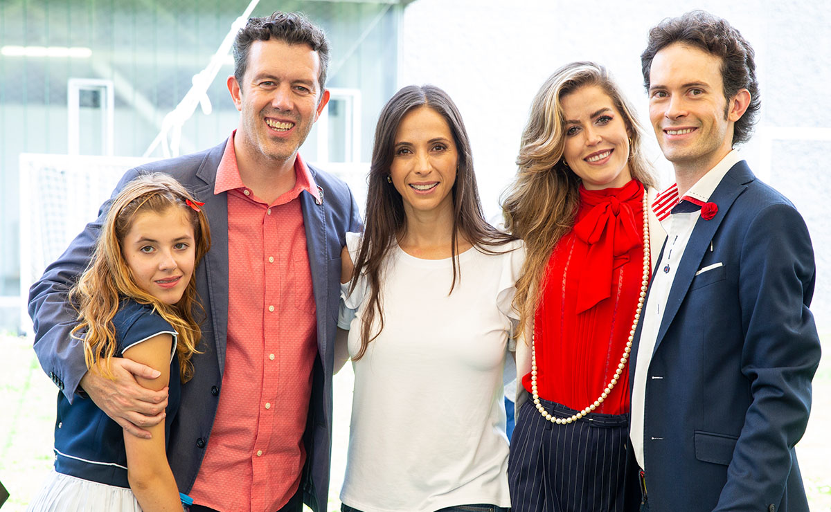 Isabella Rubin, Larry Rubin, Alexia Capdeville y Rafa Picard