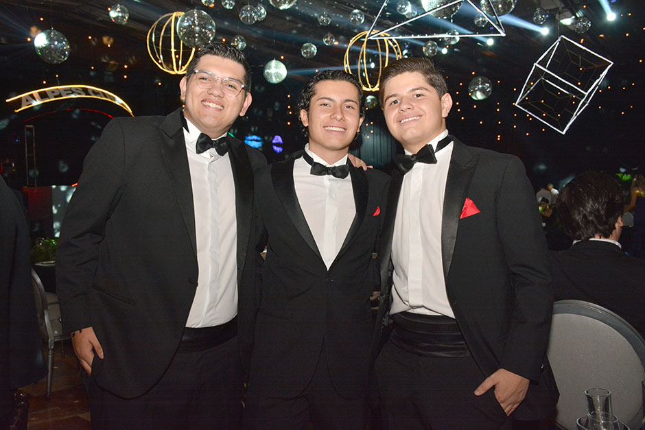 Juan Diego Ornelas, Alejandro Álvarez e Israel Garduño