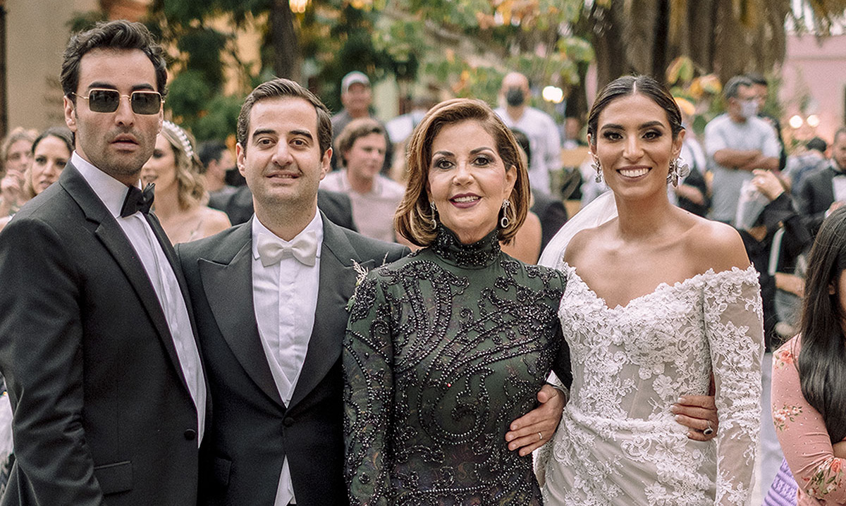 Francisco Solana, Pedro Solana, Coral Lozano y María José Llanjo