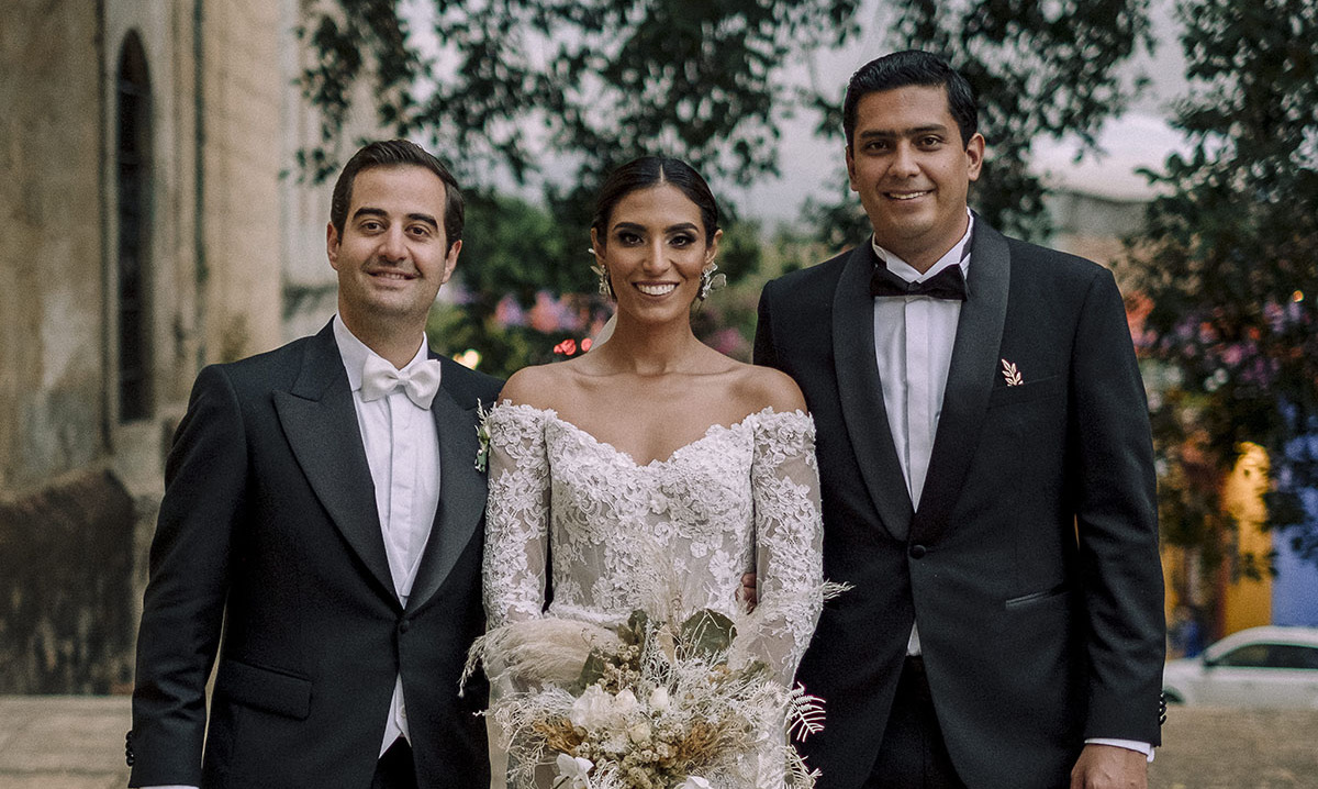 Pedro Solana, Majo Llanjo y José Eduardo Llanjo
