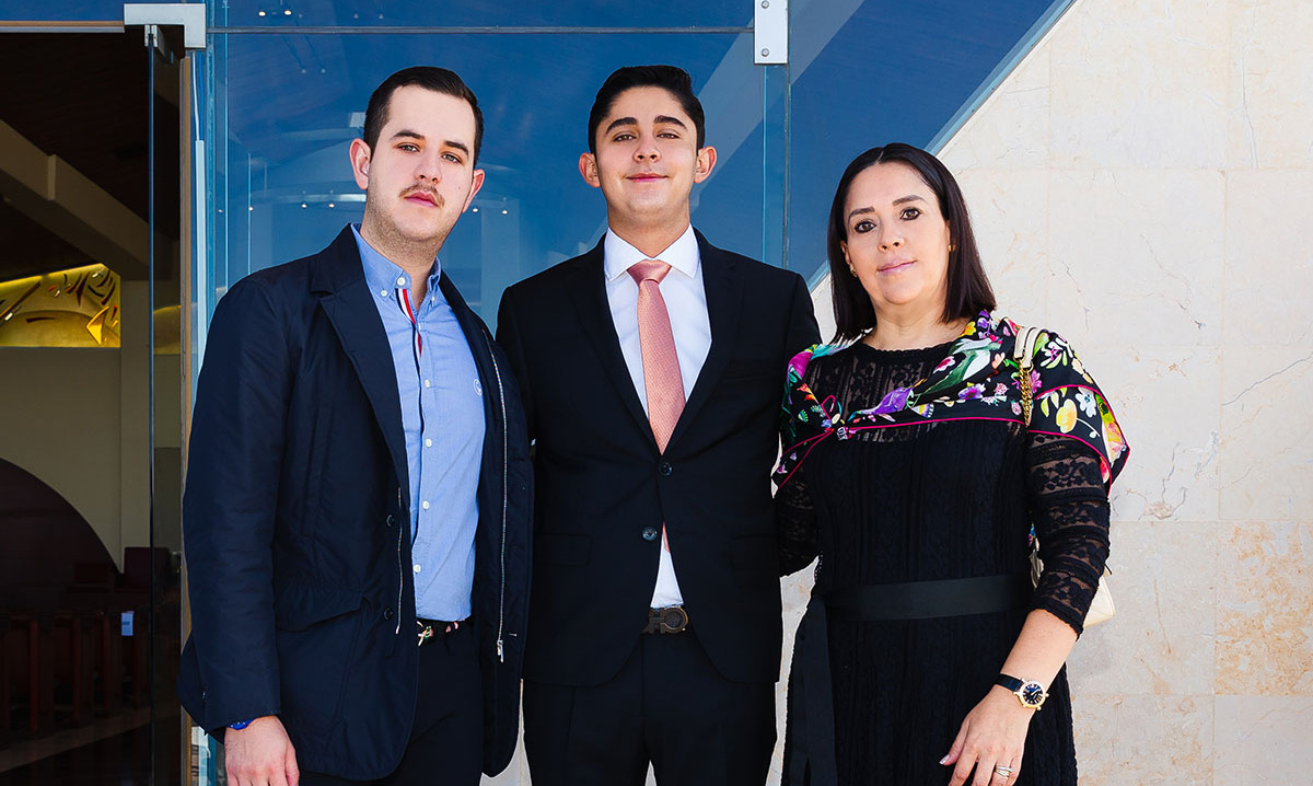 Marcos Wainstein, Paola Padilla y Milton Wainstein