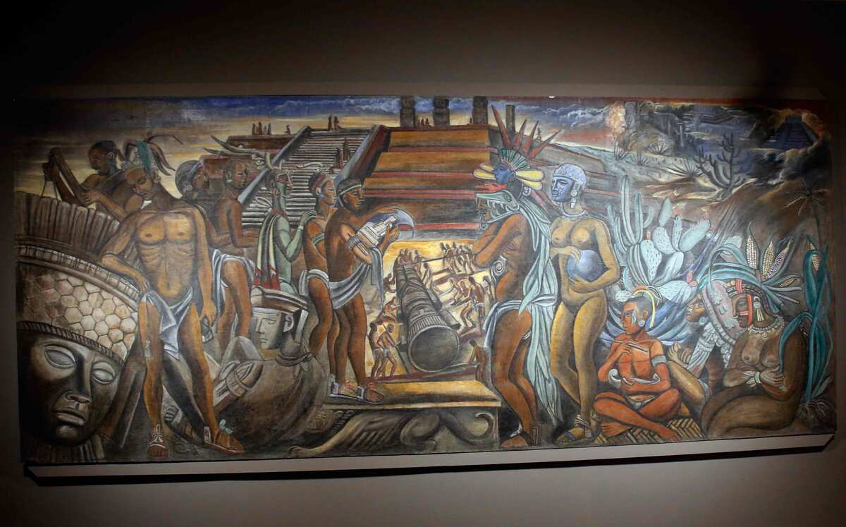 Adoración al Sol, obra de Federico Cantú