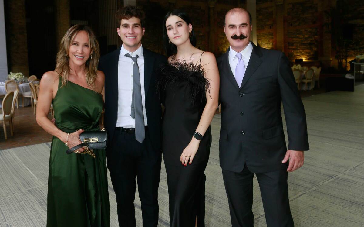 Adriana Cantú, Gianluca Saggio, Francesca Saggio y FraNcesco Saggio