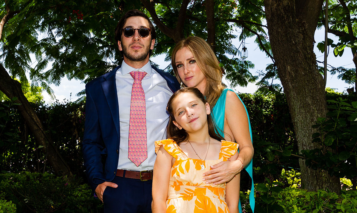 Germán Peregrina, Bárbara Castro y su hija