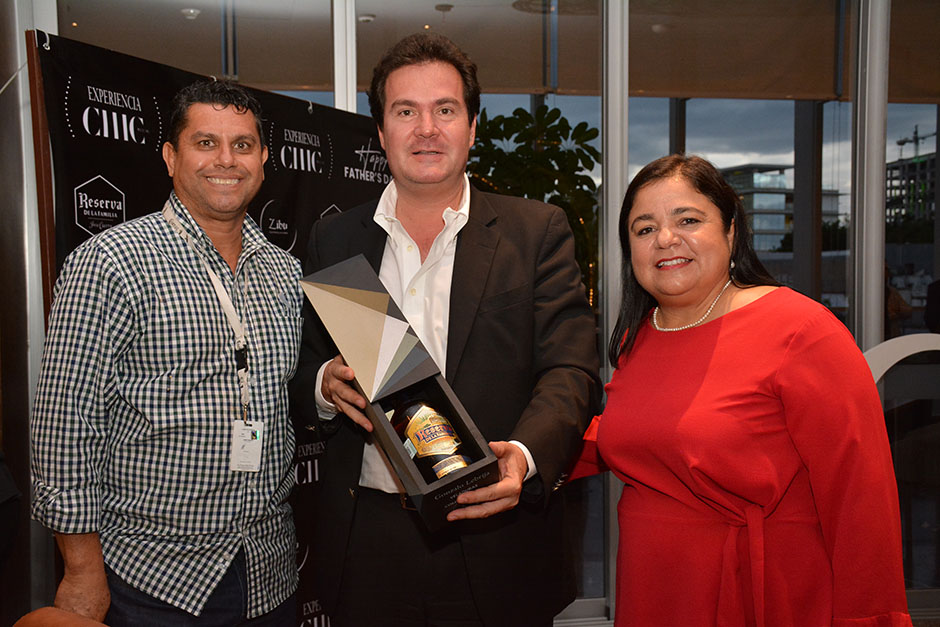 Fernando Castillo, Álvaro Fabier y Sonia Espinola de la Llave